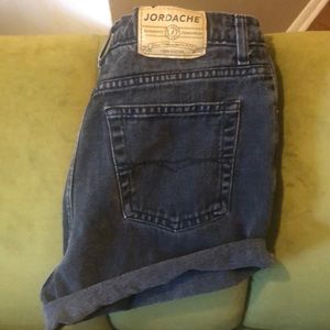 *SOLD* Jordache faded black high waisted shorts